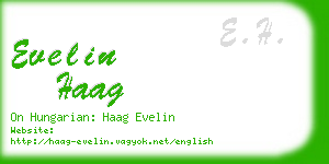 evelin haag business card